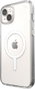 Speck Presidio Perfect Clear + Ms Coque pour iPhone 14 Plus (Transparent) - Protection Chute 4 m, Compatible MagSafe et Qi, Résistance Anti-rayures et Antibactérienne