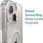 Speck Presidio Perfect Clear + Ms Coque pour iPhone 14 Plus (Transparent) - Protection Chute 4 m, Compatible MagSafe et Qi, Résistance Anti-rayures et Antibactérienne