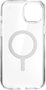 Speck Presidio Perfect Clear + Ms Coque pour iPhone 14 Plus (Transparent) - Protection Chute 4 m, Compatible MagSafe et Qi, Résistance Anti-rayures et Antibactérienne