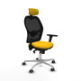 Piqueras y Crespo Chaise de Bureau Jorquera 3D086G2 Jaune