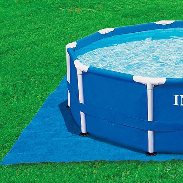 Intex Tapis de sol pour piscine 472 x 472 cm Bleu Intex Tapis de sol pour piscine 472 x 472 cm Bleu