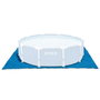 Intex Tapis de sol pour piscine 472 x 472 cm Bleu