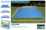 Intex Tapis de sol pour piscine 472 x 472 cm Bleu