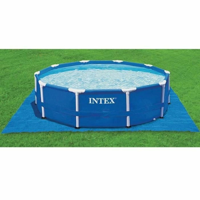 Intex Tapis de sol pour piscine 472 x 472 cm Bleu Intex Tapis de sol pour piscine 472 x 472 cm Bleu