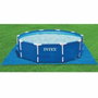 Intex Tapis de sol pour piscine 472 x 472 cm Bleu