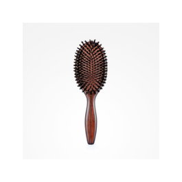 Bifull Brosse Ronde Ebony Large en Bois d'Ébano et Poils de Sanglier