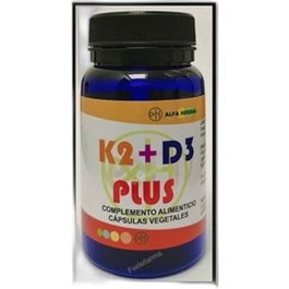 ALFA HERBAL K2+D3 PLUS 60 capsules Vegan