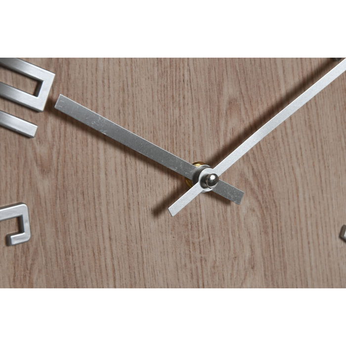 Horloge Murale Home ESPRIT Blanc Doré Argenté PVC 30 x 4 x 30 cm (2 Unités)