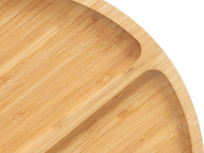 Kinvara Plateau 3 compartiments en bambou 30 x 1,5 x 30 cm (Set de 12)
