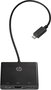 HP Concentrateur USB-C vers multi-ports 7-en-1 - Adaptateur avec HDMI 4K, USB-A 3.0, Ethernet et Charge pour Ordinateur Portable