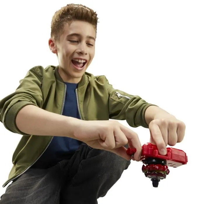 Hasbro Beyblade X Soar Phoenix 9-60GF Toupie avec Lanceur Deluxe, Rotation Droite, Type Attaque, Pour Enfants dès 8 ans, Rouge