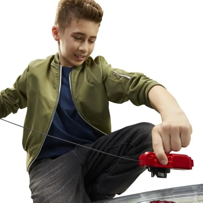 Hasbro Beyblade X Soar Phoenix 9-60GF Toupie avec Lanceur Deluxe, Rotation Droite, Type Attaque, Pour Enfants dès 8 ans, Rouge