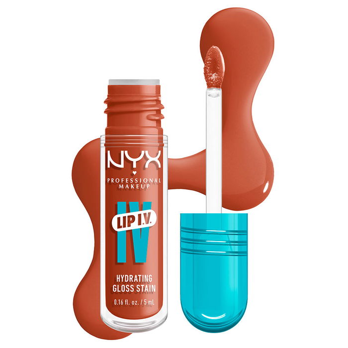 NYX Professional Makeup Gloss LIP IV #01-Caramel Drip 5 ml Hydratant Longue Durée Brillant Unisexe