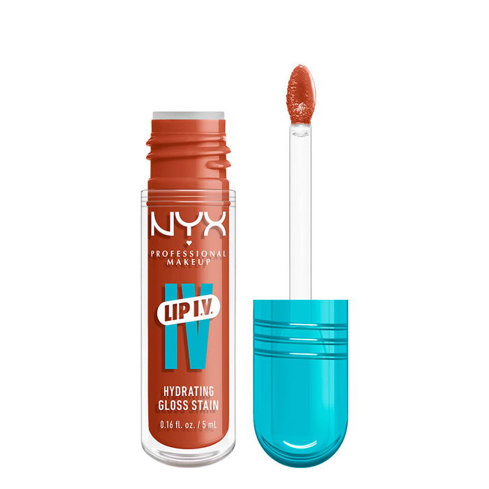 NYX Professional Makeup Gloss LIP IV #01-Caramel Drip 5 ml Hydratant Longue Durée Brillant Unisexe