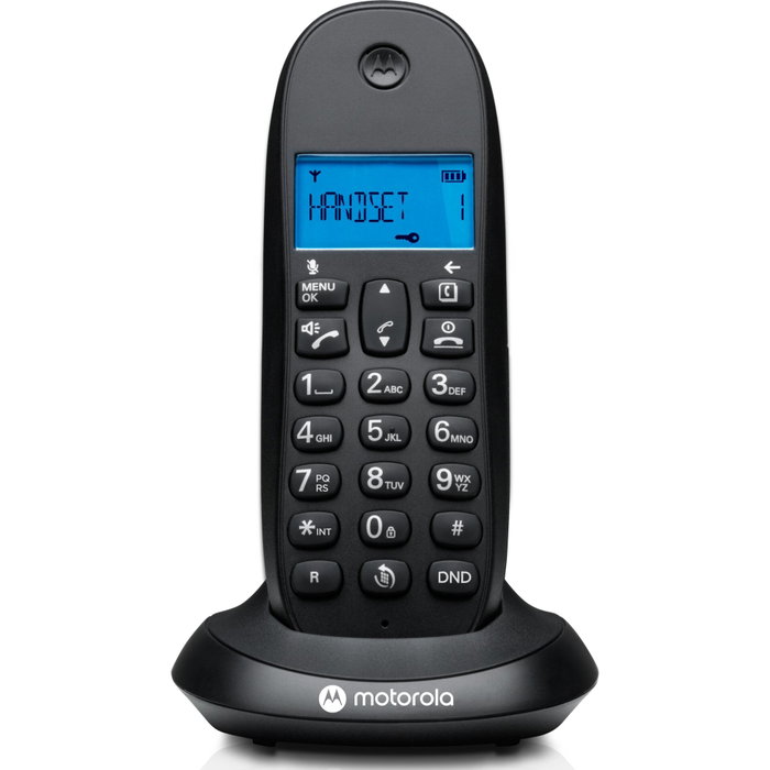 Motorola C1001 CB+ Téléphone fixe sans fil DECT Noir Motorola C1001 CB+ Téléphone fixe sans fil DECT Noir