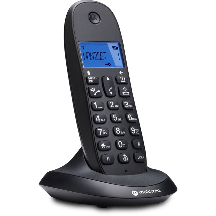 Motorola C1001 CB+ Téléphone fixe sans fil DECT Noir Motorola C1001 CB+ Téléphone fixe sans fil DECT Noir