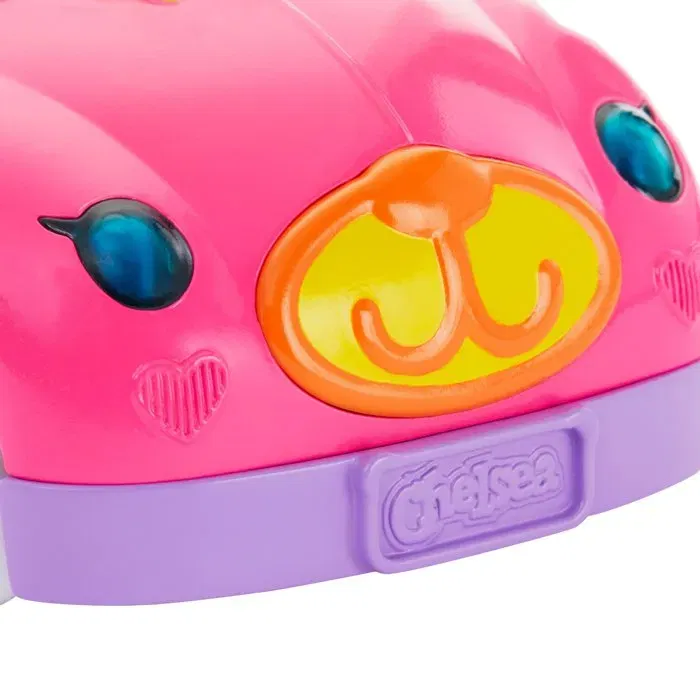 Barbie - HXN05 - Coffret Poupée Chelsea, Cabriolet ours en peluche et ourson - 3 pièces - Jeu d'imagination - Cadeau enfant multicolore