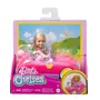 Barbie - HXN05 - Coffret Poupée Chelsea, Cabriolet ours en peluche et ourson - 3 pièces - Jeu d'imagination - Cadeau enfant multicolore