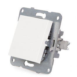 Panasonic Karre Commutateur 10A 250V Cadre Métal Blanc