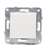 Panasonic Karre Commutateur 10A 250V Cadre Métal Blanc