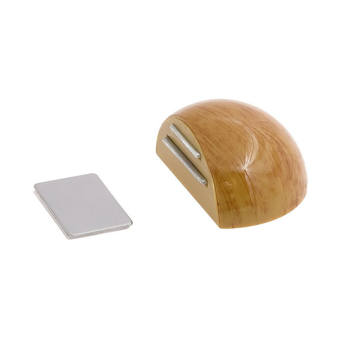 WOLFPACK LINEA PROFESIONAL Butoir de porte adhésif avec retenue magnétique couleur bois WOLFPACK LINEA PROFESIONAL Butoir de porte adhésif avec retenue magnétique couleur bois