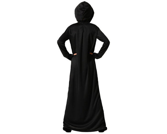 Déguisement d'Halloween Squelette Luminosant avec Capuche pour Enfant Unisex 10-12 Ans