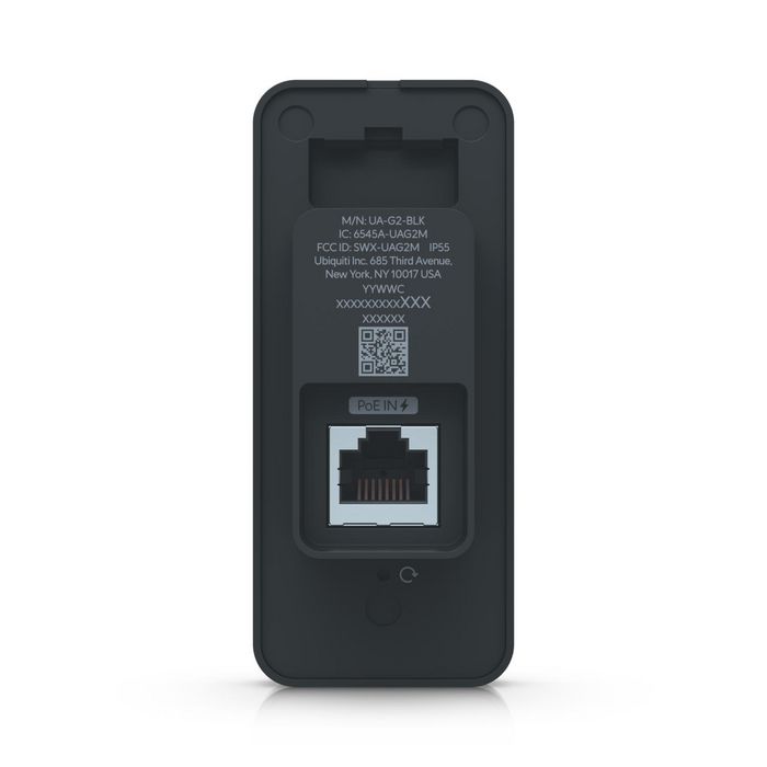 Ubiquiti - Lecteur de proximité NFC avec déverrouillage par geste, Bluetooth 4.1, port RJ45 10/100, alimentation PoE 48V, boîtier noir IP55