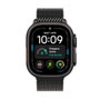 Apple Watch Ultra 4 GPS + Cellular 49 mm Titane Noir Milanese Loop L