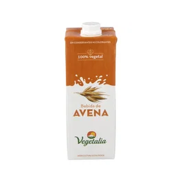 VEGETALIA Bebida Vegetal De Avena 1L Bio - Boisson Végétale à l'Avoine Biologique - Vegan, Sans Lactose