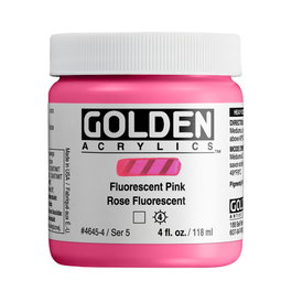 Golden Couleurs Acryliques Heavy Body Rose Fluorescent 118 ml