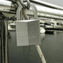 Master Lock Cadenas en laiton nickelé 40mm - Anse hexagonale - Haute sécurité