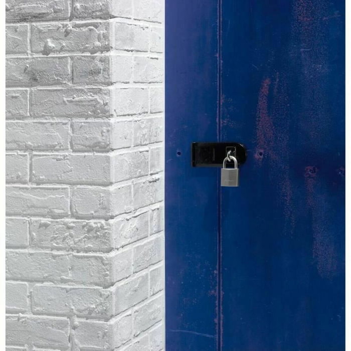 Master Lock Cadenas en laiton nickelé 40mm - Anse hexagonale - Haute sécurité