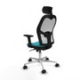 Piqueras y Crespo Chaise de Bureau Jorquera 2D086N2 Turquoise