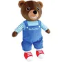 JEMINI - Peluche Petit Ours Brun, personnage emblématique, 45 cm, rembourrage moelleux, compagnon doux pour enfant - Idée cadeau