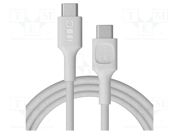 GREEN CELL Câble USB-C vers USB-C 2.0, 2m, Blanc GREEN CELL Câble USB-C vers USB-C 2.0, 2m, Blanc