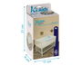 KioKids - Moustiquaire pour Lit de Bébé - Réseau de Protection Anti-Moustiques Universel en Blanc - Accesoire de Sécurité et Confort