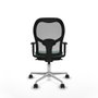 Piqueras y Crespo Chaise de Bureau 1D086N0 Vert émeraude