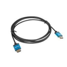 Lanberg Câble HDMI V2.0 4K SLIM 1 m Noir et bleu
