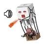 Minecraft Figurine Piglin Ghast avec accessoire sonore, inspirée du film, pour enfants dès 4 ans