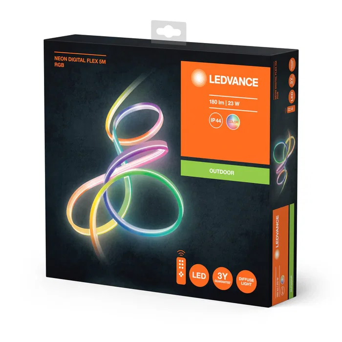 LVE-4058075504769 Bande LED RGB Extérieure IP44 avec Télécommande pour Jardin et Balcon - Installation Facile LVE-4058075504769 Bande LED RGB Extérieure IP44 avec Télécommande pour Jardin et Balcon - Installation Facile