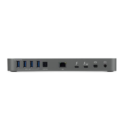 OWC Station d'accueil Thunderbolt 3 Dock (TB3DK2DGPL) avec 2x Thunderbolt 3, 1x mini DisplayPort 1.2, 5x USB 3.1 Gen1, 1x USB-C, RJ-45, S/PDIF et lecteur de cartes