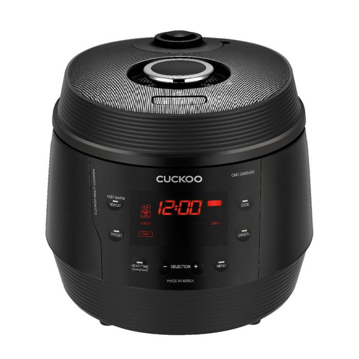 Cuckoo Autocuiseur Multifonction Premium 5000ml Noir CMC-QAB549S - Marmite riz cuisson rapide Cuckoo Autocuiseur Multifonction Premium 5000ml Noir CMC-QAB549S - Marmite riz cuisson rapide
