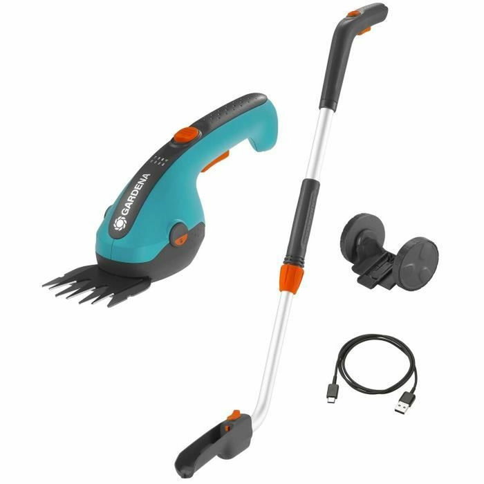 Gardena ClassicCut Li - Cisaille à gazon avec manche télescopique et batterie 3,6V/2,5 Ah Gardena ClassicCut Li - Cisaille à gazon avec manche télescopique et batterie 3,6V/2,5 Ah