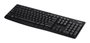 Logitech K270 Clavier sans fil QWERTY avec pavé numérique, connectivité 2.4 GHz via récepteur Unifying et touches multimédia