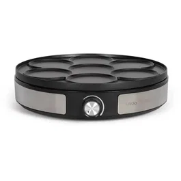 Livoo DOP247 Crêpière réversible 1500W - Plaque Ø33 cm ou 7xØ10 cm - Antiadhésif - Thermostat réglable