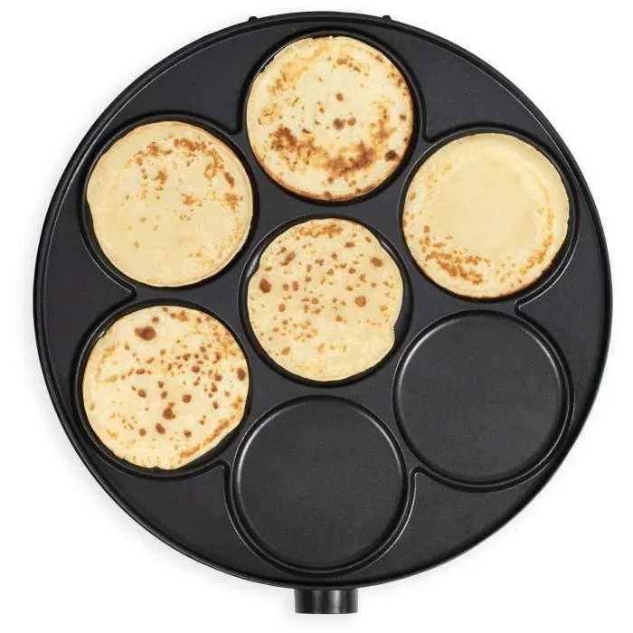 Livoo DOP247 Crêpière réversible 1500W - Plaque Ø33 cm ou 7xØ10 cm - Antiadhésif - Thermostat réglable Livoo DOP247 Crêpière réversible 1500W - Plaque Ø33 cm ou 7xØ10 cm - Antiadhésif - Thermostat réglable