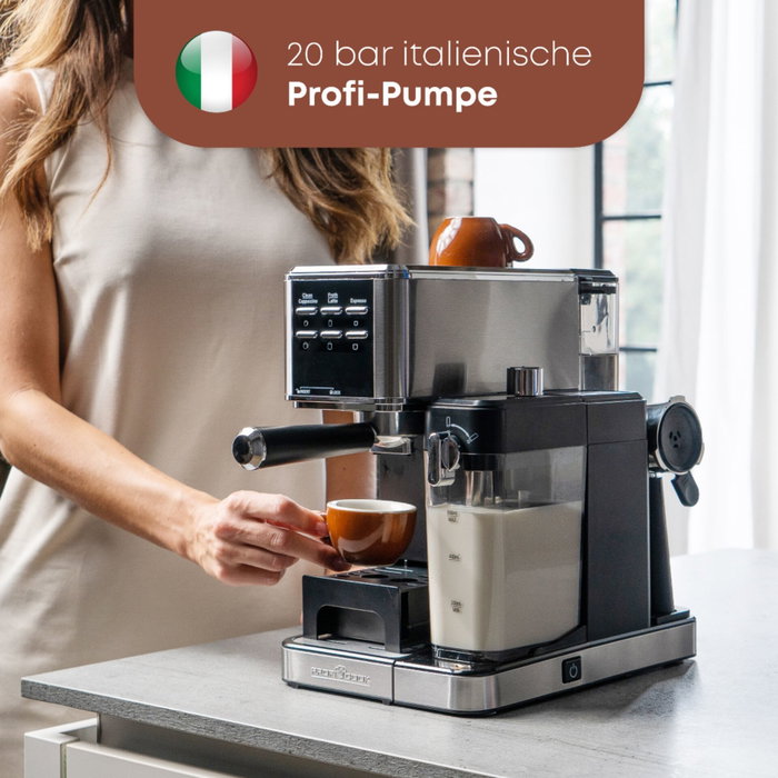 Proficook PC-ES-KA 1266 Machine à expresso porte-filtre et capsules