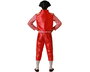 Déguisement de Torero Rouge Adulte Homme, 5 Pièces (Montera, Veste, Chemise, Pantalon, Ceinture, Cravate) Taille XXL en Polyester