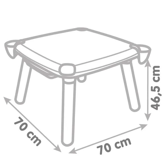 Smoby - Table créative enfant pour dessin et coloriage - Feutres effaçables, 2 grandes feuilles, 9 accessoires - A partir de 3 ans