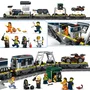 Lego 60508 Braquage du Train de Police - Jouet de Construction avec Locomotive, Hélicoptère et Circuit - Cadeau Enfant 7 Ans et Plus